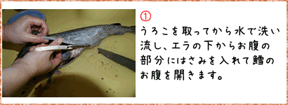 白子の取り出し方 白子の取り出し方